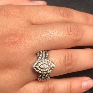 Gold and Silver Beautiful Ring